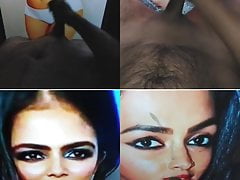 Tollywood orgy with trisha, pooja, malvika & amala cumshots