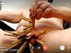 My  bitch wanking 4 me