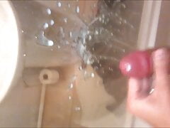 24 spurts in the bathroom