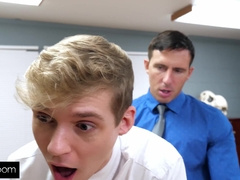 Detention Youngster Gets A Large Salami Inserted Up His Culo As Penalty