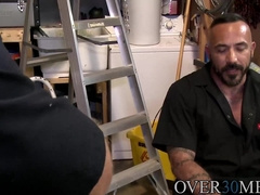 Alessio spreads open his ass and gets his tongue deep inside