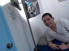 Horny gays enjoy a sex party
