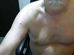 grandpa cum on webcam