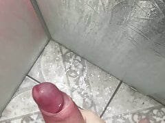 Eating my cum taking shower