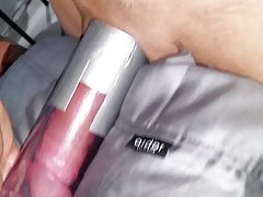 Me my horny big cock and my cock toy