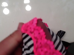 Wife's pantys made me cum twice in a row