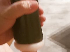 jerking off with flashlight