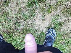 Pissing outdoors