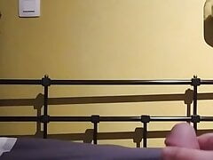 FTM trans jerking off with prostethic