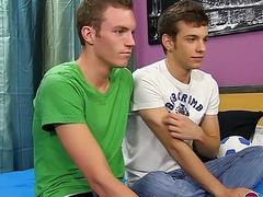 Mason Stone analpounds Ryan Sharp after they blow each other