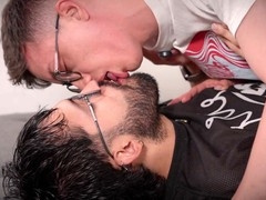 Ass licking, big cock cumming, colombian
