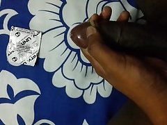 Trying out a new condom!