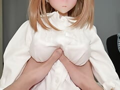 Rubber sex cowgirl position 3 times in a row with Akane-chan !