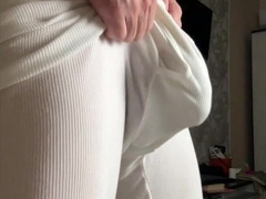 Fit Teenie Plays With His Giant Gigantic Knob Until Crazy Climax