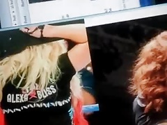 Cum Tribute - Alexa Bliss and Maria Kanellis Ass