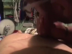 Black guy gives blowjob