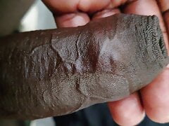 Jerking Off And Cum Closeup In Stepdaughter Black  Panty