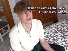 CUTE BLOND TWINK TAKES ARM SIZED COCK