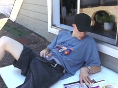 Shane Masturbates Off On Roof