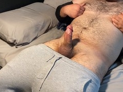 Relaxing edging session for huge cumshots