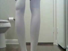 Twink rides dildo and cums