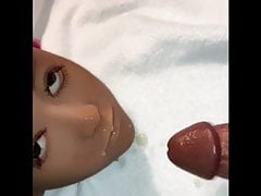 sexdoll slow motion facial
