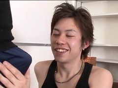 Fabulous Asian gay twinks in Crazy twinks, masturbation JAV movie