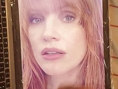 Jessica Chastain Cum Tribute #1