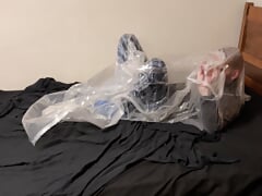 Mar 16 2024 - BreathVac in my blue PJ pants and my hoodie, regular clothes, just some fun