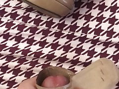 Cum Ritchley  wife heels and jerk off with heels insoles