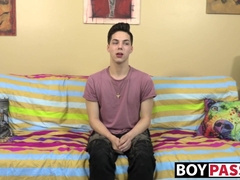 Dick jerking and ass ramming session for an adorable twink