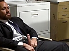 Jerking off in front of three lads before the foursome