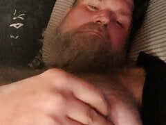 in bed relaxing