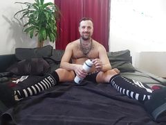 Riding Hard big dildo