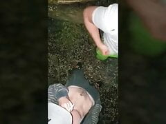 FTM FUCKED BY GINGER BRO IN LAW IN THE WOODS