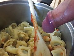 Dick in tomato sauce
