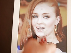 Cum on Sophie Turner - february 2015