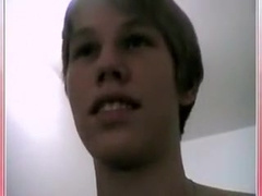 Boy Cums In Glass