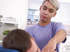 SOUTHERNSTROKES Twink George Hanskey Massages Angel Kade