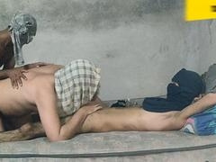 Indian crossdresser gives a wild analingus to a Pakistani boy