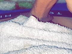 Big dick stroking