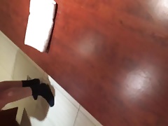 Grandpa shows off nice butt