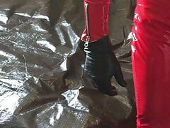 leather latex and vinyl