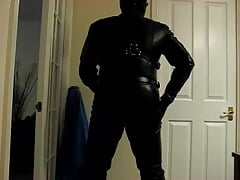Leather catsuit