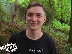 TWINKPOP - Twunk Hitchhiker Agrees For A Rapid Shag In Petrin Hill In Swap For Some Cash