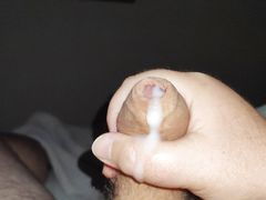 Another morning close up cum shot