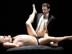 Obedient boy loves how the classy man sticks that dick in his ass