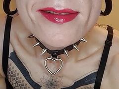 Babe slut masturbation own cock