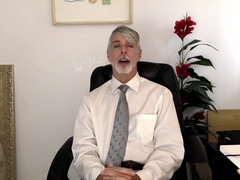 Psychiatrist Richard Lennox Teaches Virgin To Cum In Office Session