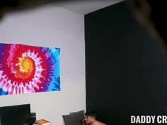 Beefy stepdad Miguel Rey anally destroys stepson Rob Quins ass